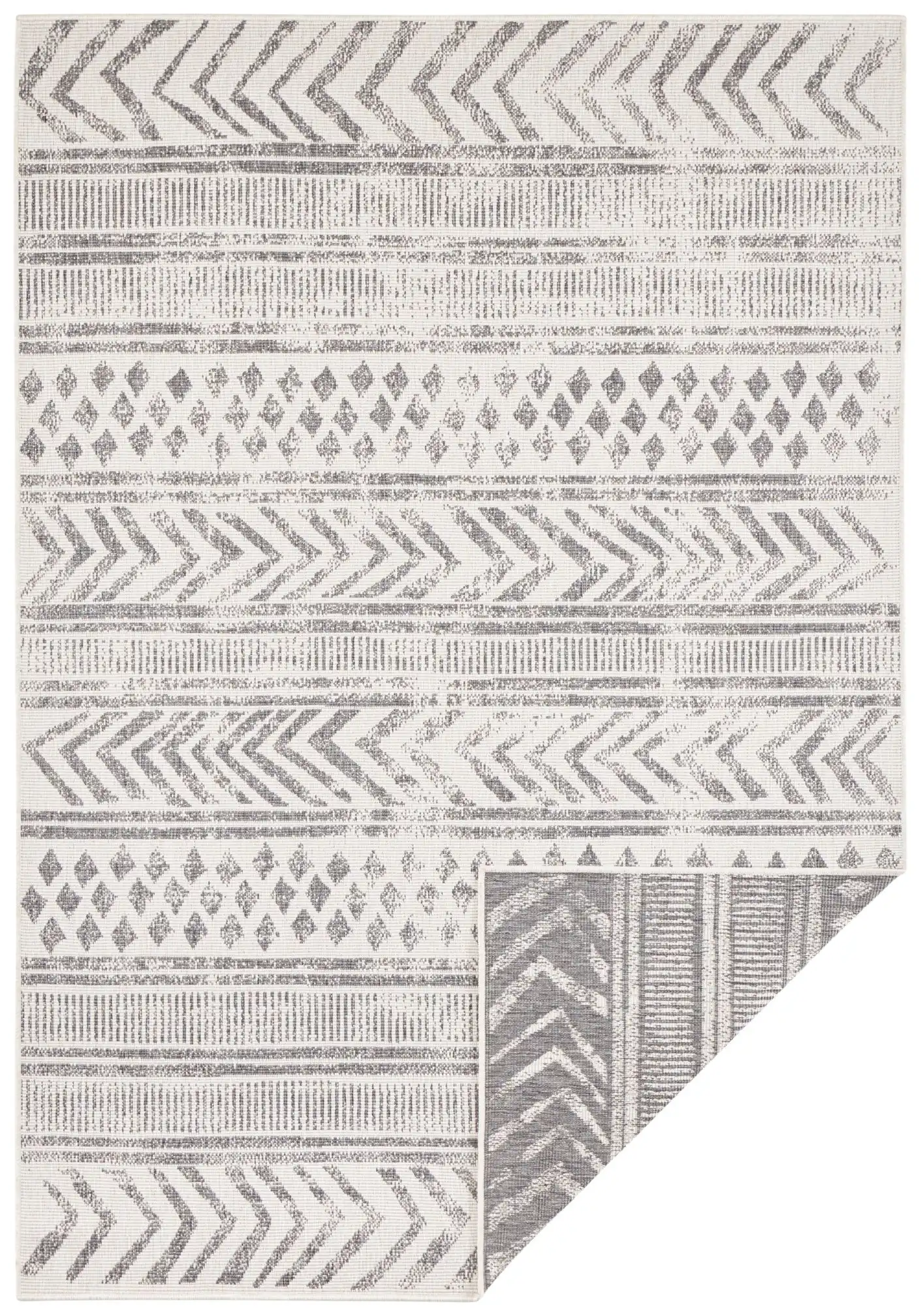 Twin Supreme 103862 Biri Grey Cream Rug - Image 2