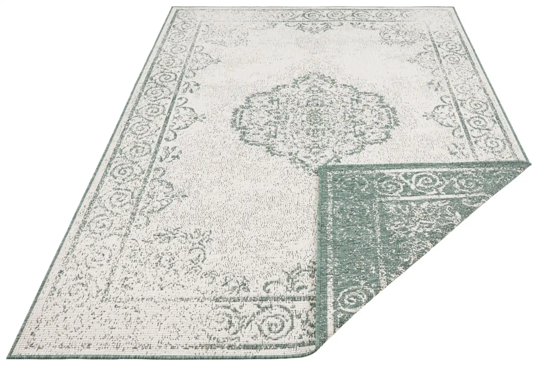 Twin Supreme 103869 Cebu Green Cream Rug - Image 2