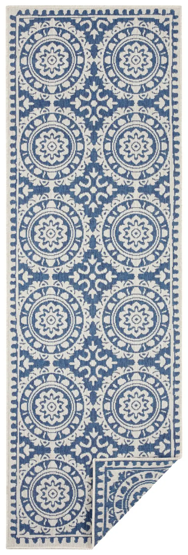 Twin Supreme 104130 Jardin Blue Cream Rug - Image 2