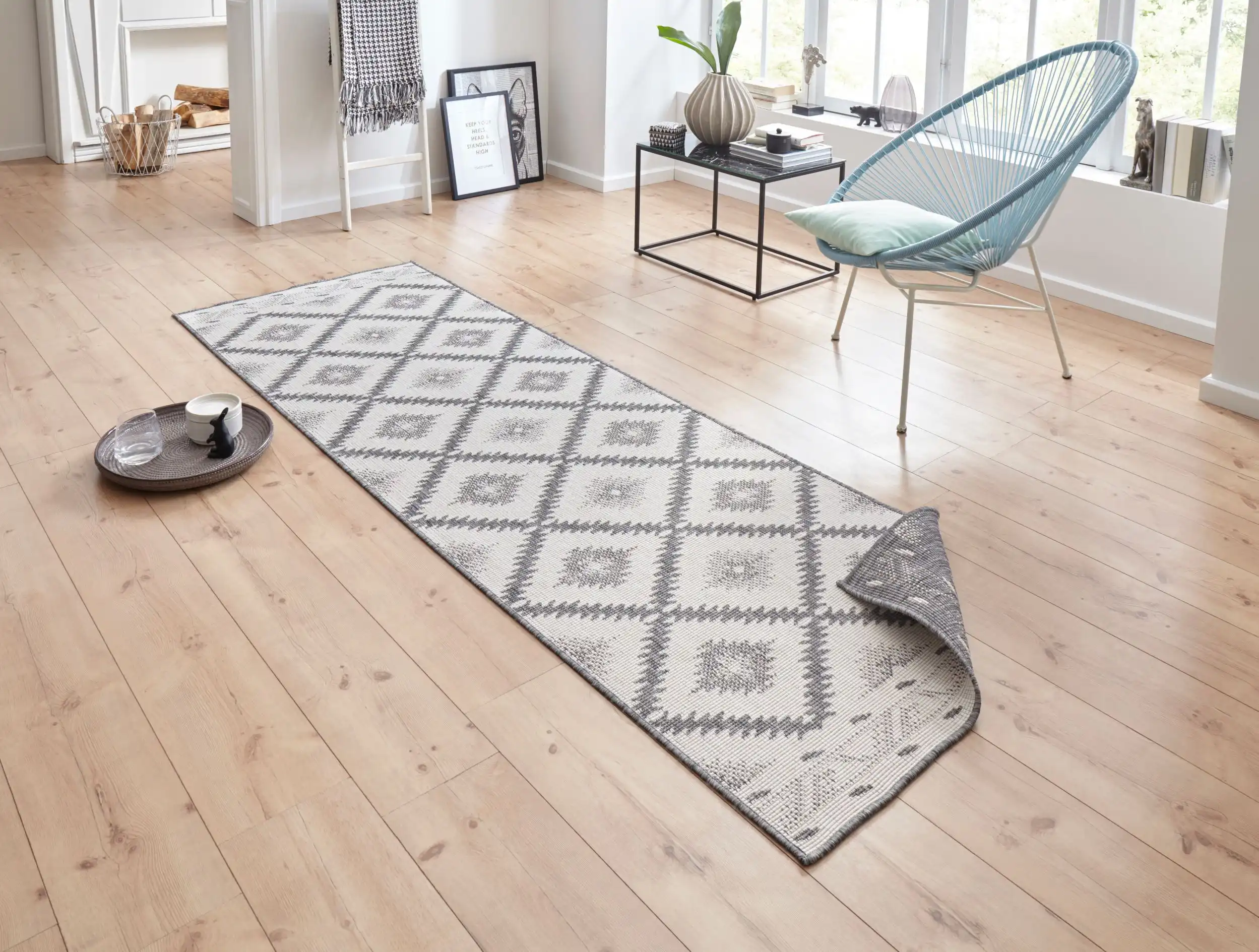Twin Supreme 103428 Malibu Grey Cream Rug - Image 5