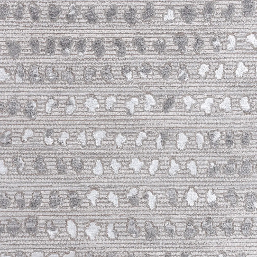 Valkiria Scandi Modern Beige/White Polka Dot Rug - Image 2