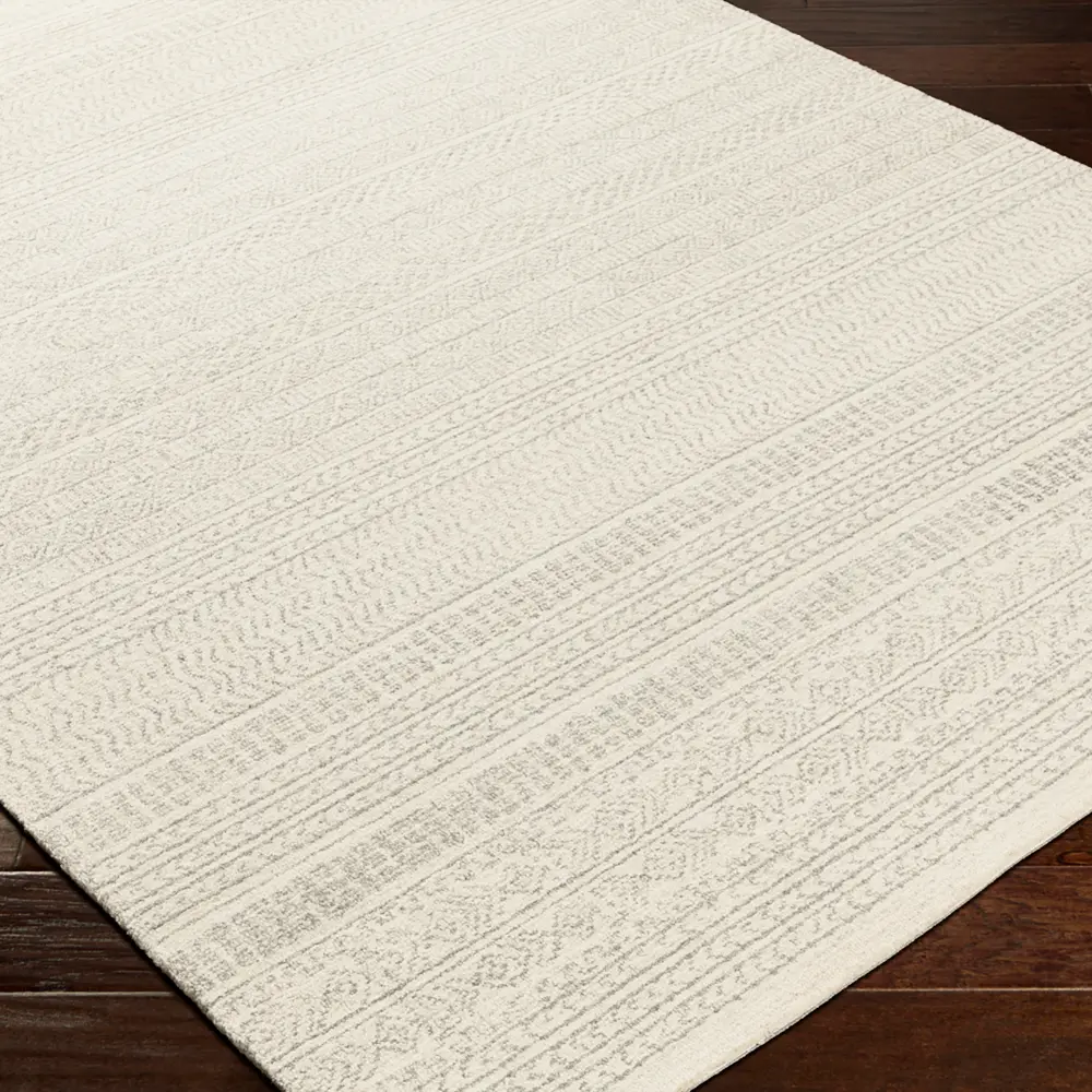 Vaniya Hand-Tufted Global Wool Grey Rug - Image 8
