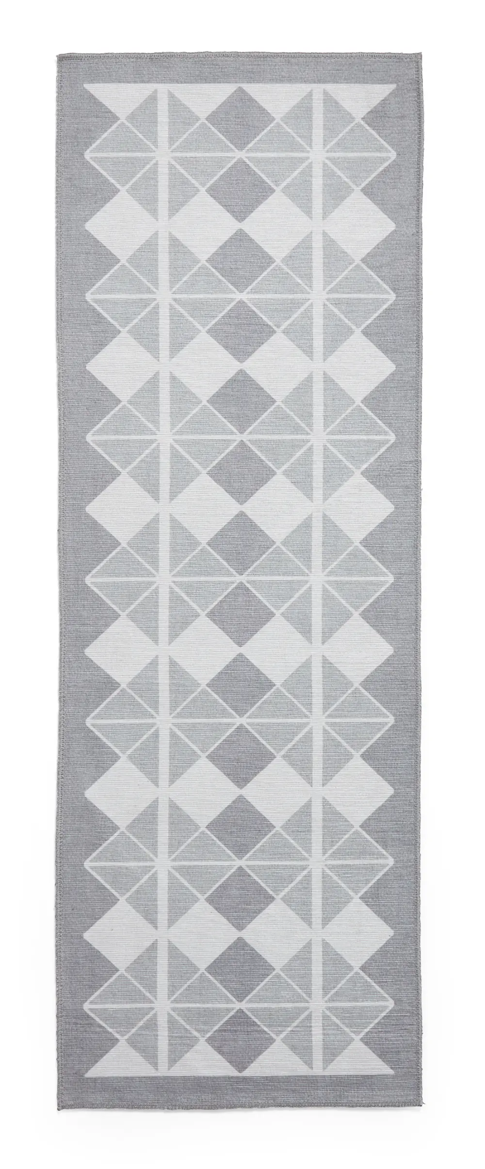 Victoria H1184 Grey/Light Grey Washable Rug - Image 8