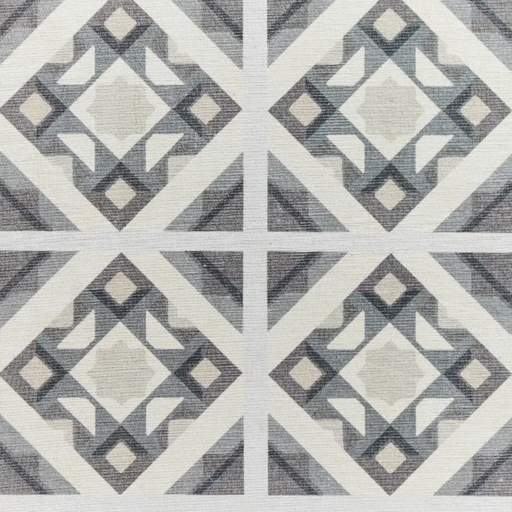 Victoria H1187 Grey/Beige Washable Rug - Image 3