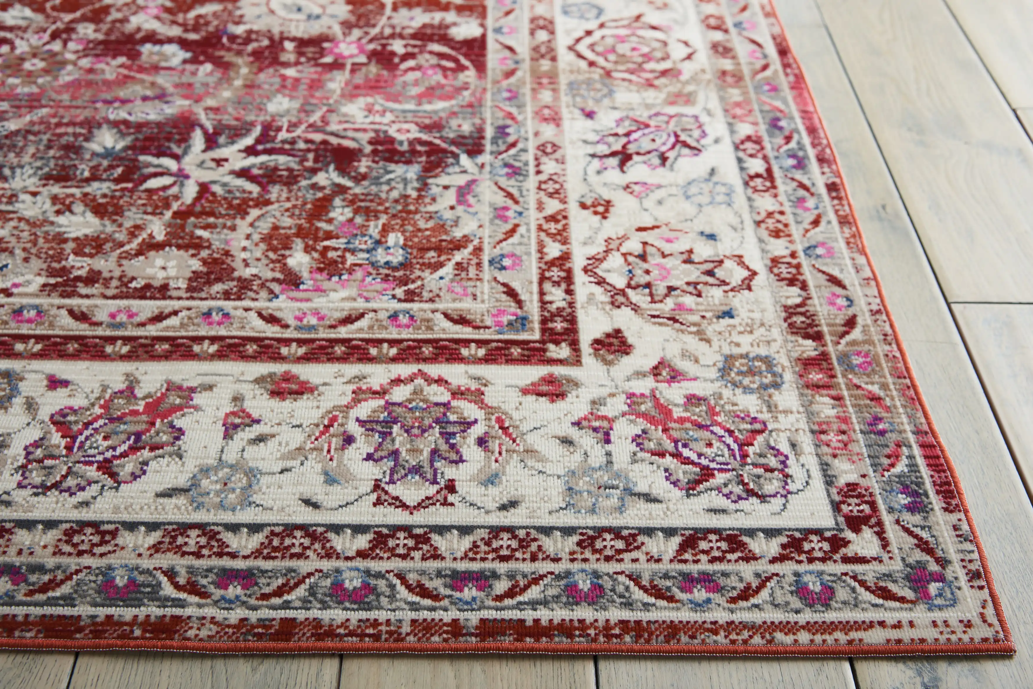 Vintage Kashan VKA01 Red Rug - Image 3