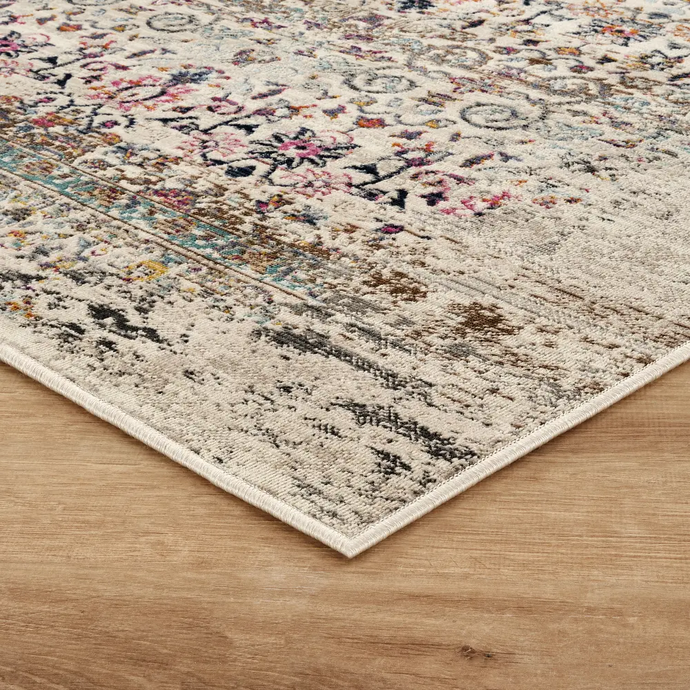Vintage Kashan VKA02 Ivory Rug - Image 11