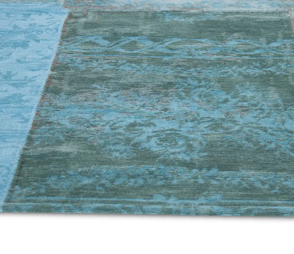 Vintage 8015 Azur Washable Rug - Image 2