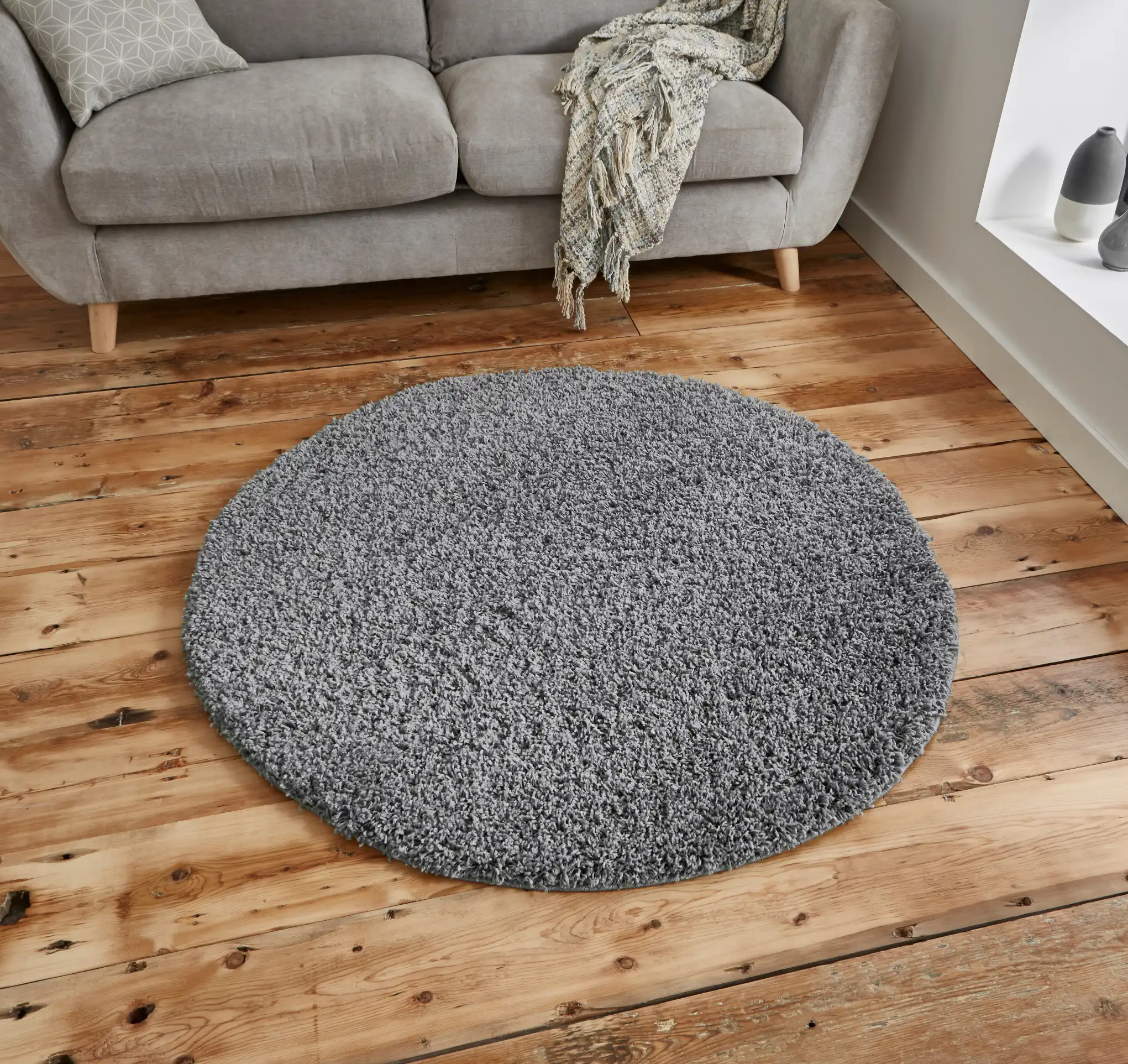 Vista - Plain 2236 Grey Rug - Image 4