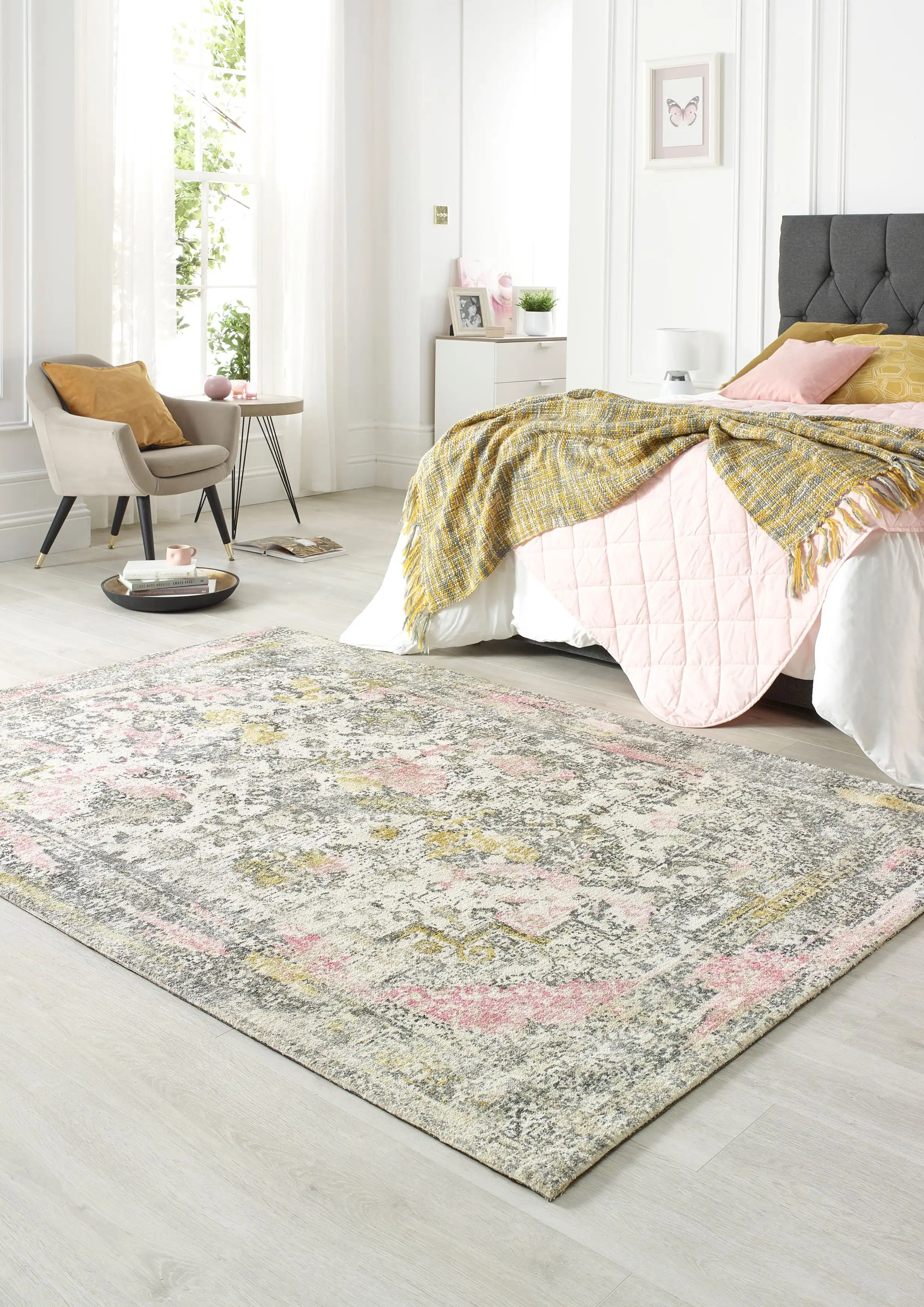 Vogue Pink Ochre Rug