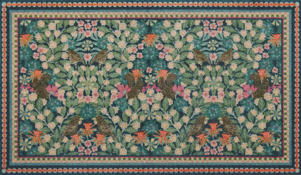 Wash + Dry Design Garden Luxe Blue