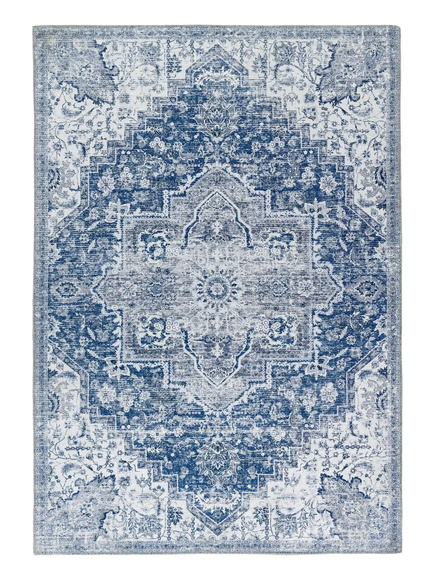 Washable Hug Garda Blue Rug - Image 5