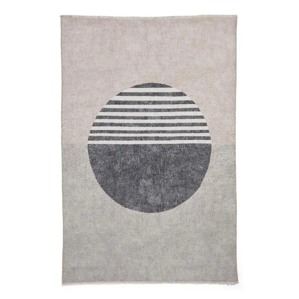 Whisper Think Washable H1067 Beige Green Rug - Image 8
