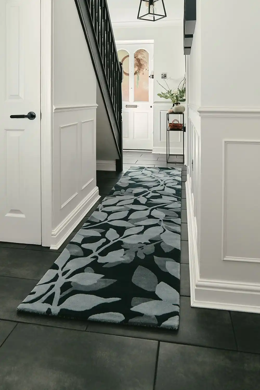 Woven Edge Runners FOREST C1-DGREY/LTGREY Rug