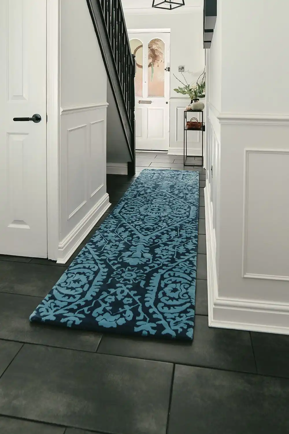 Woven Edge Runners LUCIA C2-BLUE Rug