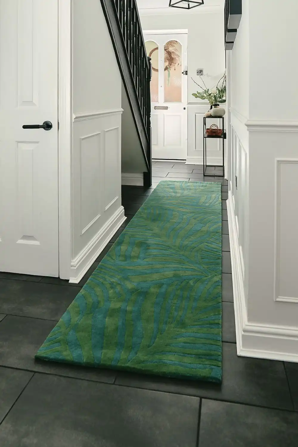 Woven Edge Runners PARADISE C2-GREEN Rug