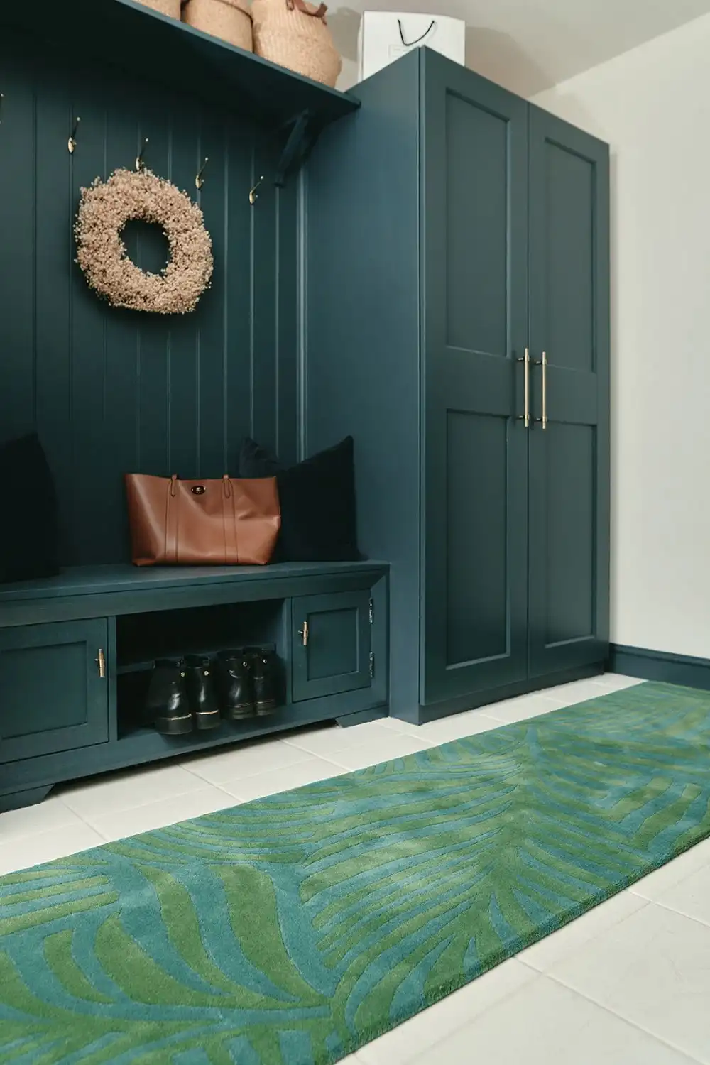 Woven Edge Runners PARADISE C2-GREEN Rug - Image 2
