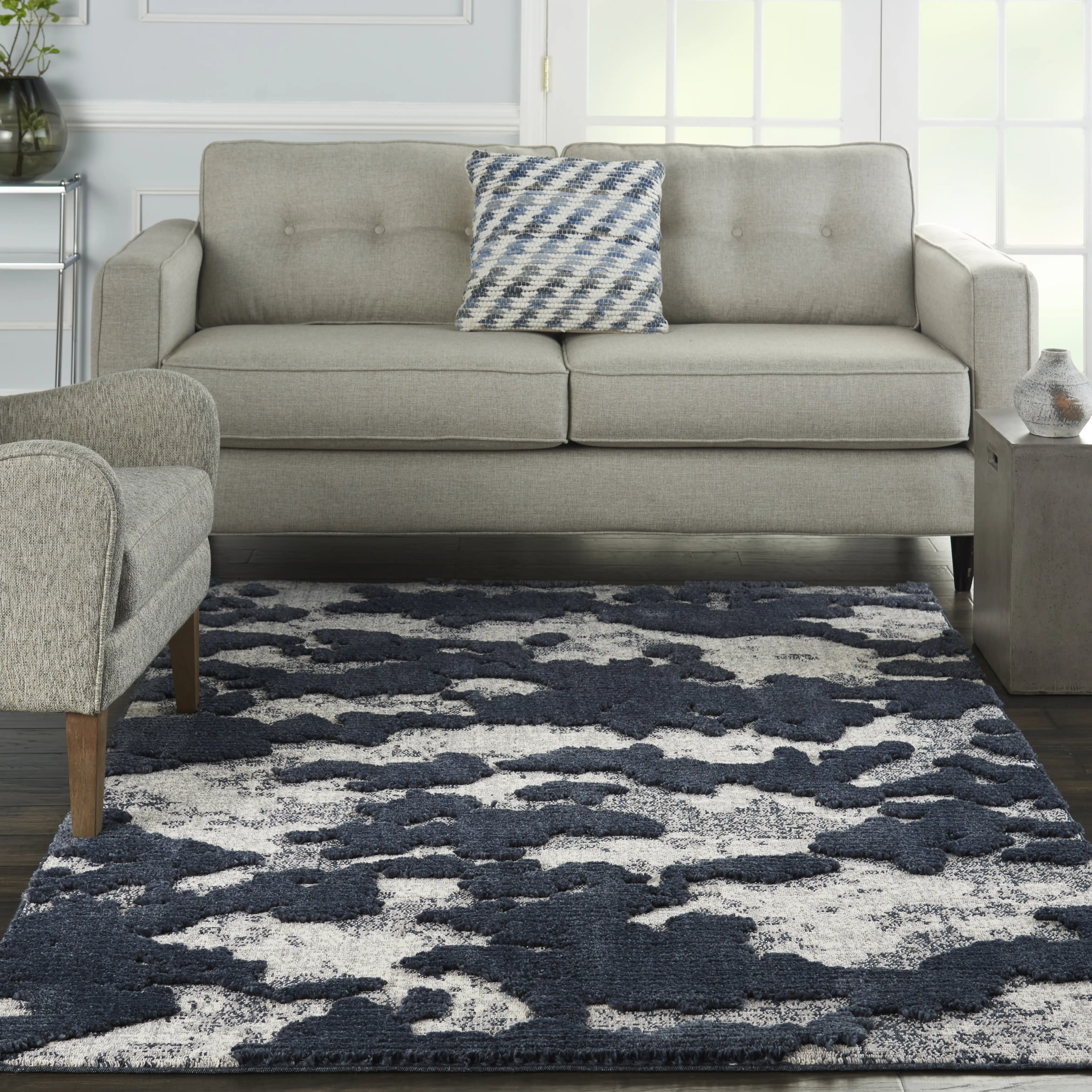 Zermatt ZER01 BLGRY Rug