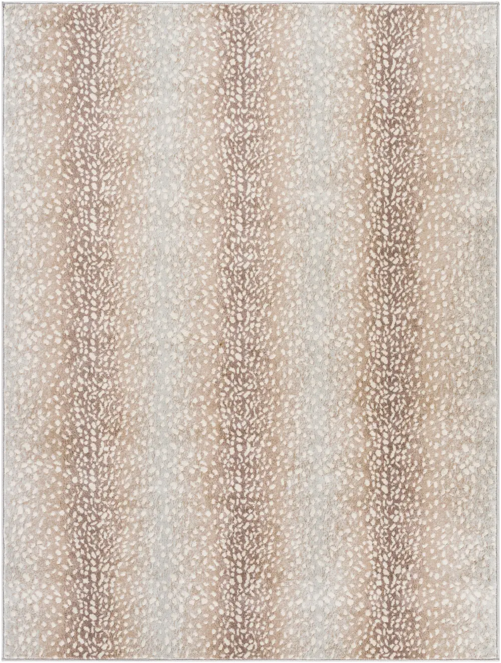 Zorina Scandi Boho Tan Polka Dot Rug - Image 2